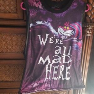 Alice in wonderland tank top